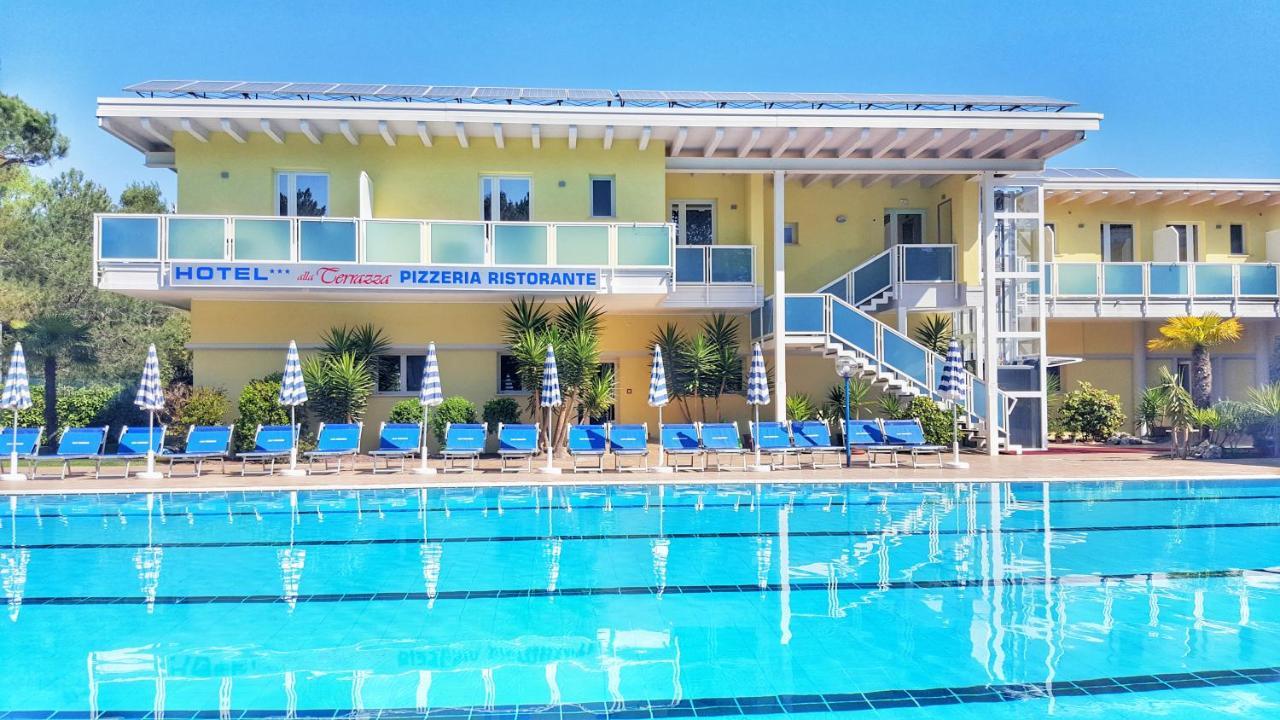 Hotel Alla Terrazza Bibione Exterior foto